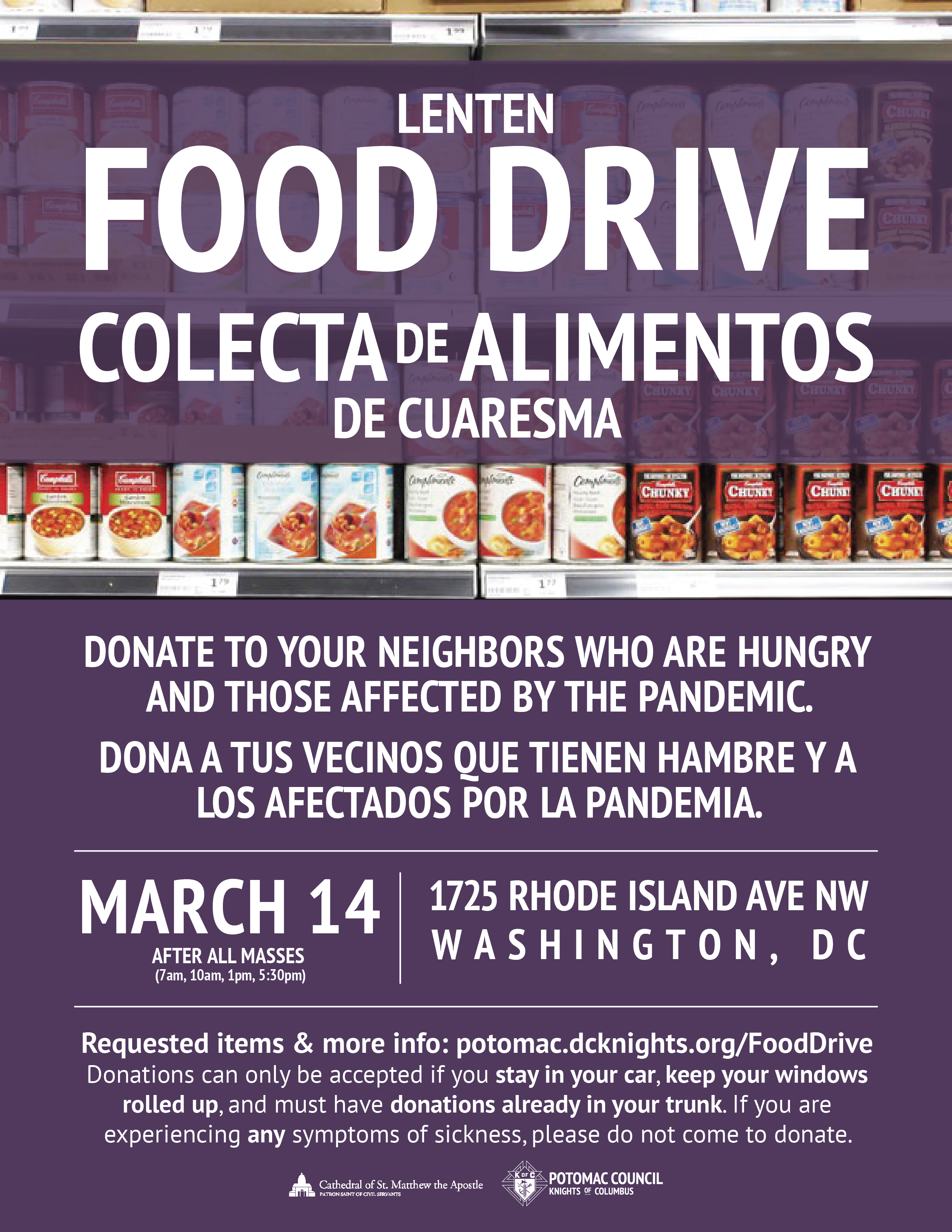 Lenten Food Drive 